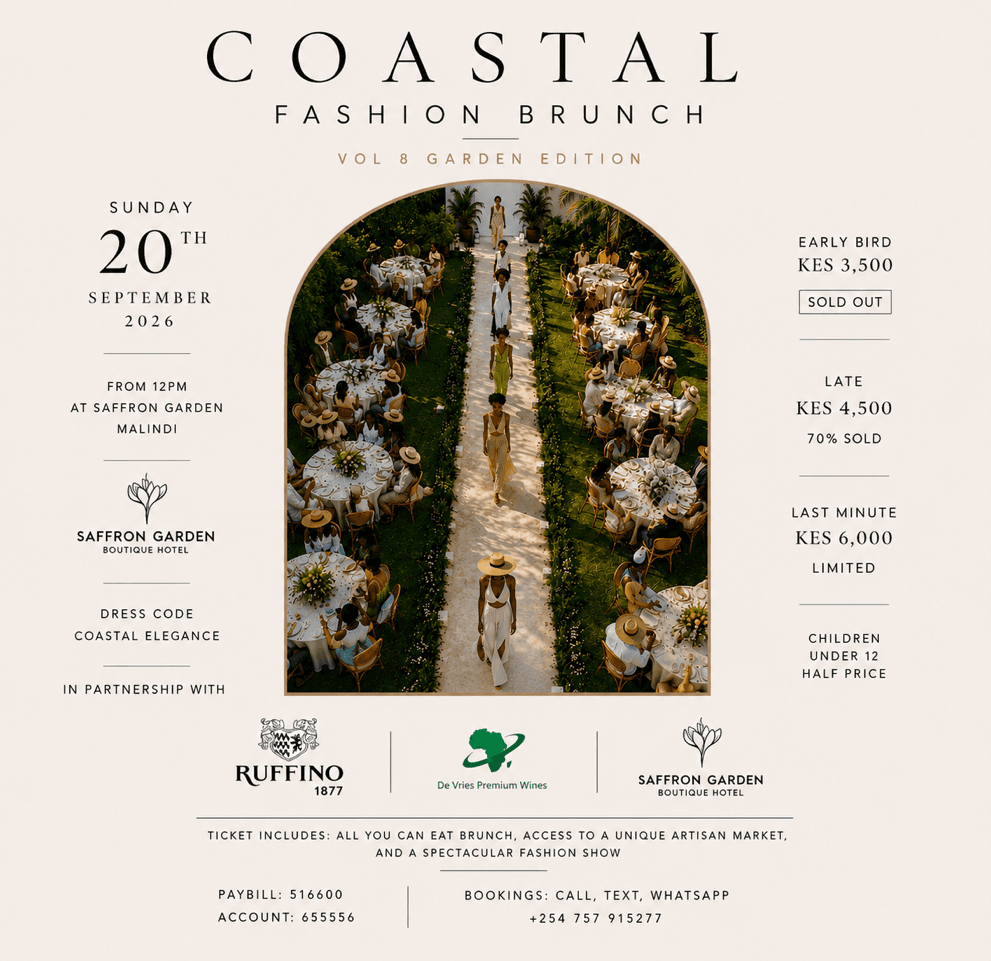 Poster for Coastal Fashion Brunch Malindi